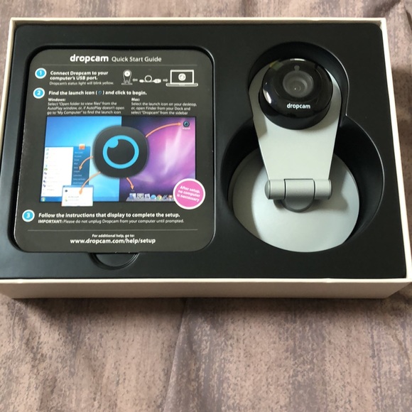 Dropcam HD Wi-Fi Video Monitoring camera. Box is open but never used. - Picture 6 of 7
